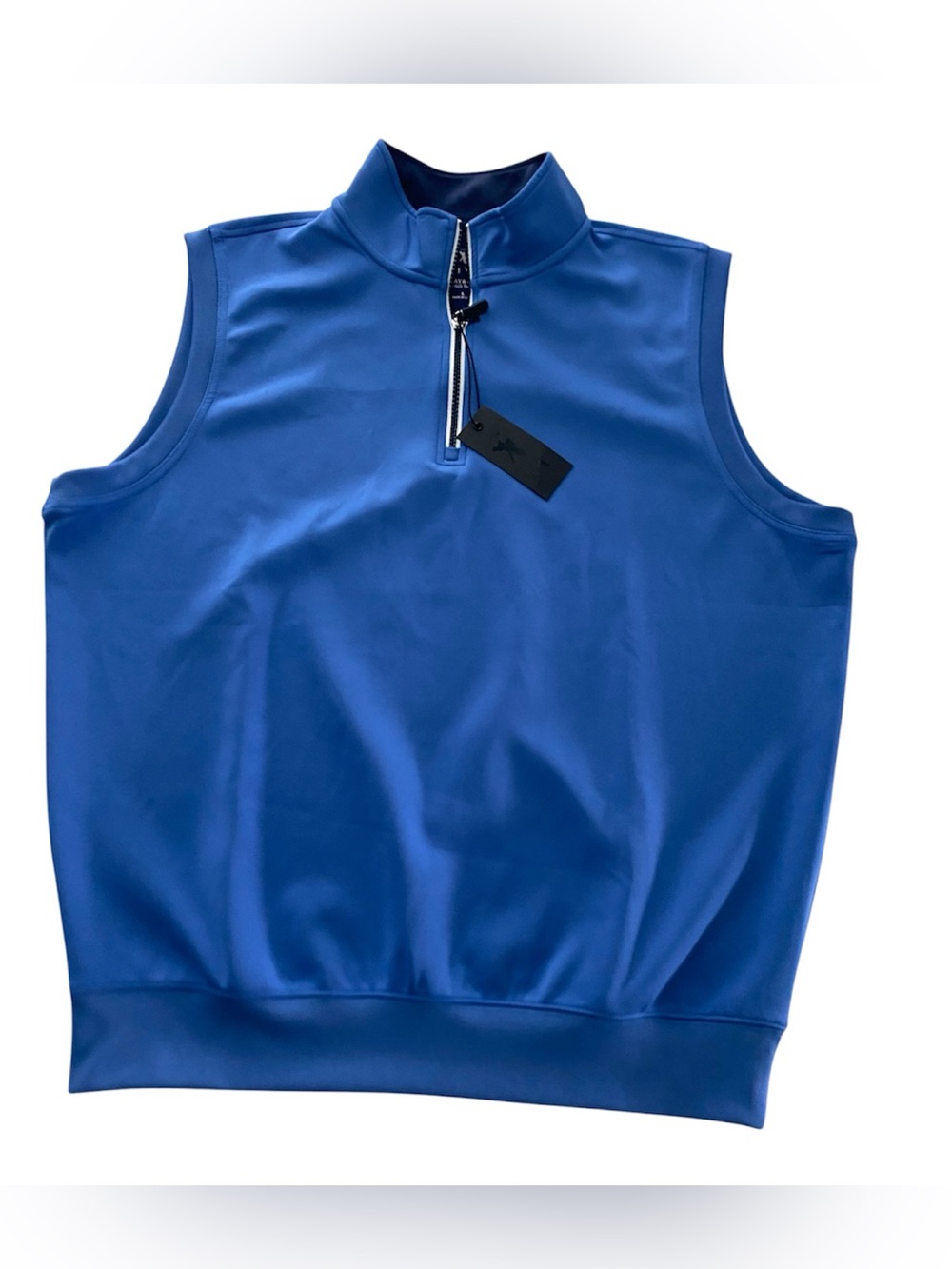 NWT Fairway & Greene Men's Tech Solid Golf 1/4 Zip Vest Large